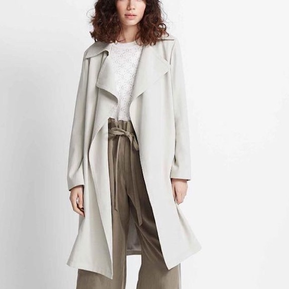 CLUB MONACO // “Gideon” tan open belted trench (M) - Picture 5 of 5